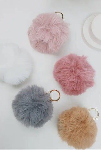 Pom Pom Keychain