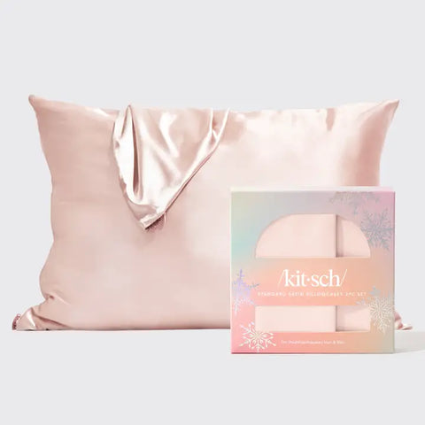 Blush Satin Pillowcase Giftset