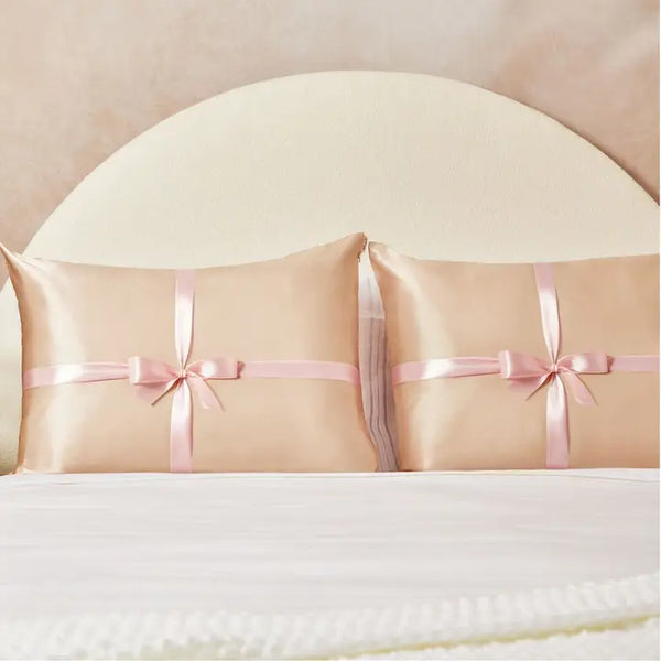 Champagne Satin Pillowcase Giftset