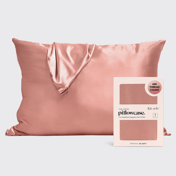 Terracotta Satin Pillowcase