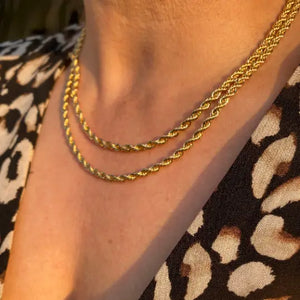 18K Gold Filled Rope Chain