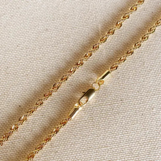 18K Gold Filled Rope Chain