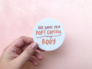 Old White Men Sticker