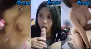 คลิปหลุด สาวบ้านๆ ดูดควยจ๊วบๆเงี่ยนไม่ไหวแล้วขอขึ้นคร่อมควยหน่อยนั่งกระแทกๆบดๆคว-300x450